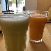 juice 1 and juice 3  at XS Café in Prazeres