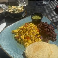 Colombian breakfast   at Cumbia Kitchen - Cafe Bar in St Leonards
