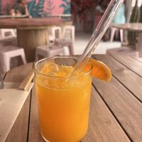 Fresh OJ  at MOYA brunch in Sevilla