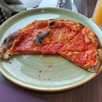 OMG this garlic and tomato bread is to die for at Luciano Bar & Bistro in Peterlee