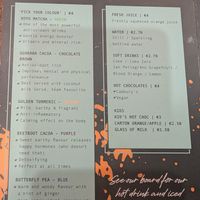 Specificality lattes at Servd in Westport