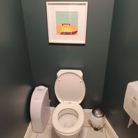 Toilet at Servd in Westport
