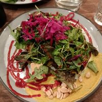 Street vegan stack at Servd in Westport