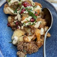 Cauliflower with tahini   at Ikrams in Konstanz