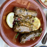 Whine leafs with rice  at Ikrams in Konstanz