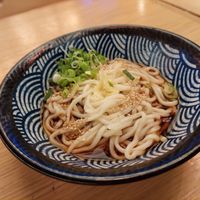 'Shoga Udon' with ginger & spring onions at Kineya Mugimaru in North London
