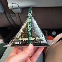 Seaweed onigiri at Kineya Mugimaru in North London