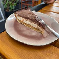 Peanut-mousse-tart  at The Sweet Vegan in Nuremberg