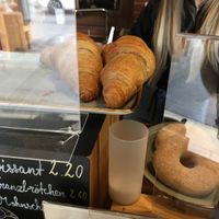 Vegan croissant and donut at The Sweet Vegan in Nuremberg