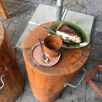 My vegan snack and coffee at The Sweet Vegan in Nuremberg