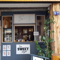 Outside at The Sweet Vegan in Nuremberg