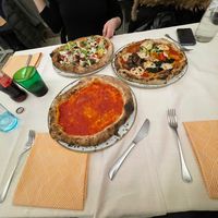 Pizze vegane (estiva, marinara, verdure)  #Veganuary at La Pastorella in Brescia