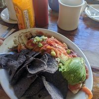 Celebs Burrito and a vegan hash at No Sweat Cafe in Helena