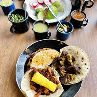Vegan tacos at La Ambivalencia Taquería in Guadalajara