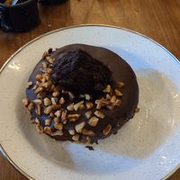 Vegan donut at La Ambivalencia Taquería in Guadalajara