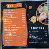 Menu April 2025 page 2/3 at La Ambivalencia Taquería in Guadalajara