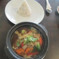 Claypot tofu at Permai Village Cafe Vegetarian Delights in Penang