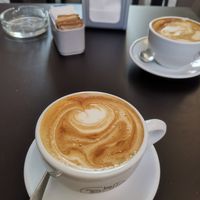 Soy cappuccino at Trecaffè in Rome