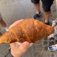 Vegan croissant   at Trecaffè in Rome