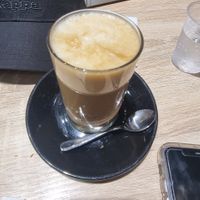 Cafe con leche se soja at Trecaffè in Rome