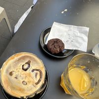 vegan cookie, OG, & coffeee  at Trecaffè in Rome