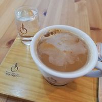 Cafè amb llet de civada/avena at La Raval Santanna in Reus