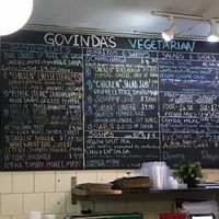 Menuboard at Govinda's in Philadelphia