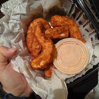 Vegan shrimp at Govinda's in Philadelphia