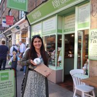 Vegan Bakewell Tart! at The Bakewell Tart Shop in Bakewell