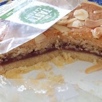 Inside of the bakewell tart at The Bakewell Tart Shop in Bakewell