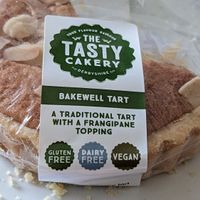 Vegan, gluten free bakewell tart at The Bakewell Tart Shop in Bakewell