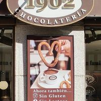 Bar outside at Chocolateria 1902 in Madrid