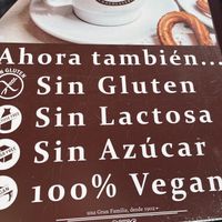 Good sign   at Chocolateria 1902 in Madrid