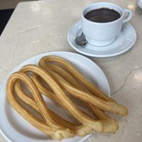   at Chocolateria 1902 in Madrid