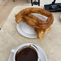 Churros XXL ❤️  at Chocolateria 1902 in Madrid
