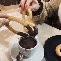   at Chocolateria 1902 in Madrid