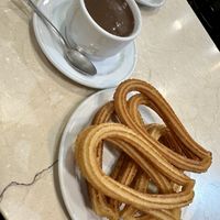   at Chocolateria 1902 in Madrid