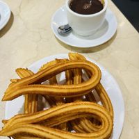   at Chocolateria 1902 in Madrid