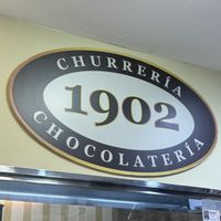Entrance   at Chocolateria 1902 in Madrid