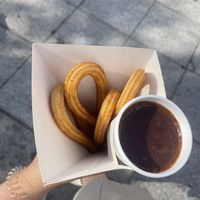   at Chocolateria 1902 in Madrid