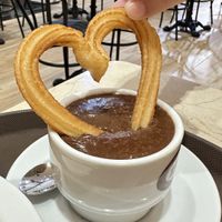   at Chocolateria 1902 in Madrid