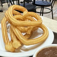   at Chocolateria 1902 in Madrid