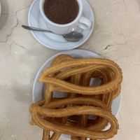   at Chocolateria 1902 in Madrid