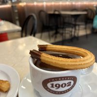   at Chocolateria 1902 in Madrid