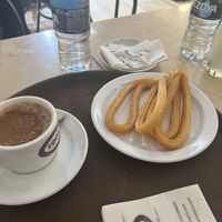   at Chocolateria 1902 in Madrid