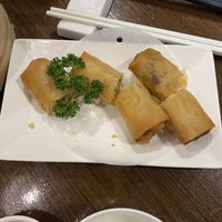 Vegan spring rolls   at Veggie Kingdom 緻素坊 in Kowloon