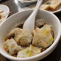 Veggie Dumplings in Spicy Saucee  at Veggie Kingdom 緻素坊 in Kowloon