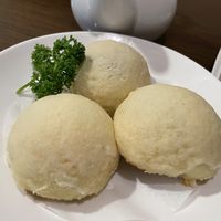 Snow Mountain Veggie BBQ Pork Buns  at Veggie Kingdom 緻素坊 in Kowloon