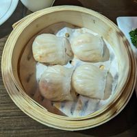Shrimp and bamboo shoot tip dumplings at Veggie Kingdom 緻素坊 in Kowloon