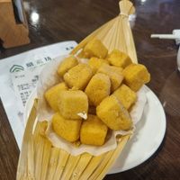 Salt and pepper tofu at Veggie Kingdom 緻素坊 in Kowloon